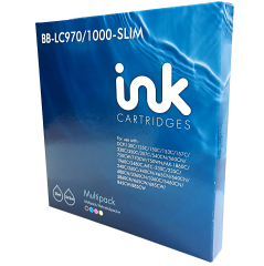 IJ Compat Brother LC970/LC1000 BKCMY Cartridge Multipack Slim Image