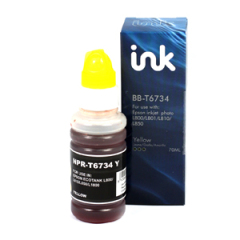 IJ Compat Epson C13T67344A (T6734) Yellow Bottled Ink 70ml Image