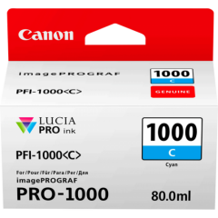 Canon 0547C001 PFI1000 Cyan Ink 80ml Image
