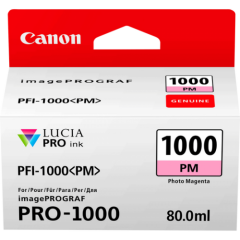 Canon 0551C001 PFI1000 Photo Magenta Ink 80ml Image