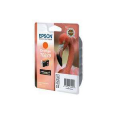 Epson T0879 Flamingo Orange Standard Capacity Ink Cartridge 11ml - C13T08794010 Image