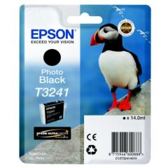 Epson T3241 Puffin Black Standard Capacity Ink Cartridge 14ml - C13T32414010 Image