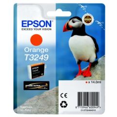 Epson T3249 Puffin Orange Standard Capacity Ink Cartridge 14ml - C13T32494010 Image