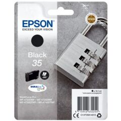 Epson 35 Padlock Black Standard Capacity Ink Cartridge 16ml - C13T35814010 Image