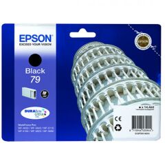 Epson 79 Tower of Pisa Black Standard Capacity Ink Cartridge 14ml - C13T79114010 Image