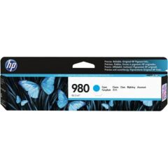 HP 980 Cyan Standard Capacity Ink Cartridge 87ml for HP OfficeJet Enterprise Color X555/X585 - D8J07A Image