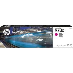 HP 973X Magenta High Yield Ink Cartridge 86ml for HP PageWide Pro 452/477 - F6T82AE Image