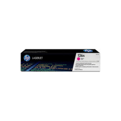 HP 126A Magenta Standard Capacity Toner Cartridge 1K pages for HP LaserJet Pro 100/CP1025/M275 - CE313A Image