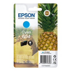 Epson C13T10G24010 (604) Cyan Cartridge Pineapple Image