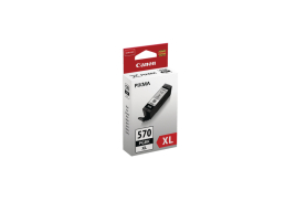 Canon PGI-570BK XL Black High Yield Ink Cartridge (Pack of 2) 0318C007
