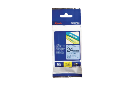 Brother P-Touch Tape 24mm Black on Blue TZE551