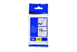 Brother P-Touch 18mm Black on White TZE241 Labelling Tape TZE241