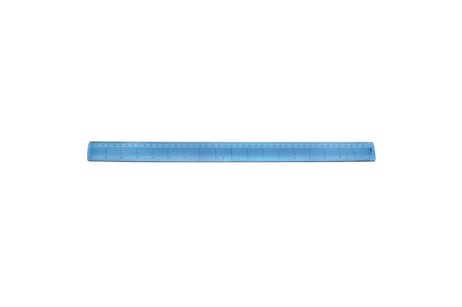 Helix Shatterproof Ruler Helix Shatter Resistant Ruler Gridded 45cm Blue Pack of 10 L28040