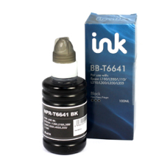 IJ Compat Epson C13T664140 (T6641) Black Bottled Ink 4k 70ML. Image
