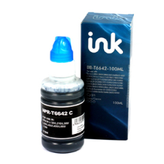IJ Compat Epson C13T664240 (T6642) Cyan Bottled Ink 100ml Image
