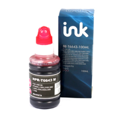 IJ Compat Epson C13T664340 (T6643) Magenta Bottled Ink 100ml Image