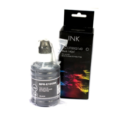 IJ Compat Epson C13T00Q140 (105) Black Bottled Ink 140ml Image