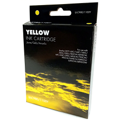 IJ Compat Brother LC980/1100Y Yellow Cartridge Image