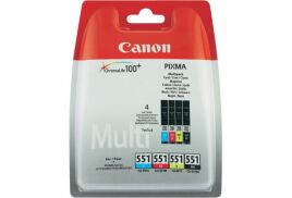 Canon 6509B009 CLI551 CMYK Ink 4x7ml Multipack