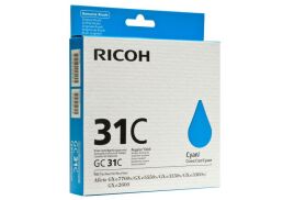Ricoh GC31C Cyan Standard Capacity Gel Ink Cartridge 1.92k pages for GXE3350N - 405689