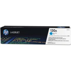 HP 130A Cyan Standard Capacity Toner Cartridge 1K pages for HP Color LaserJet Pro M176/M177 - CF351A Image