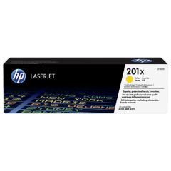 HP 201X Yellow High Yield Toner Cartridge 2.3K pages for HP Color LaserJet Pro M252/M274/M277 - CF402X Image