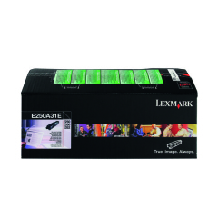 Lexmark E250 Black Return Program Corporate Toner Cartridge E250A31E Image