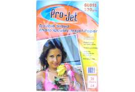 Projet A4 220g Gloss Double Side Photo Paper 20 Sheets