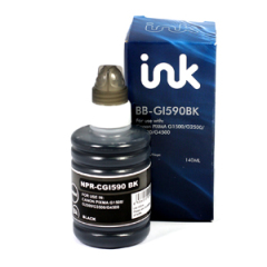 IJ Compat Canon GI-590 Black Bottled Ink 140ml Image